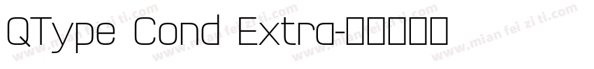 QType Cond Extra字体转换